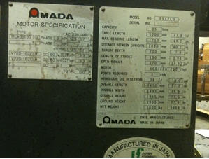 Amada RG35LD, Machine ID: 5266